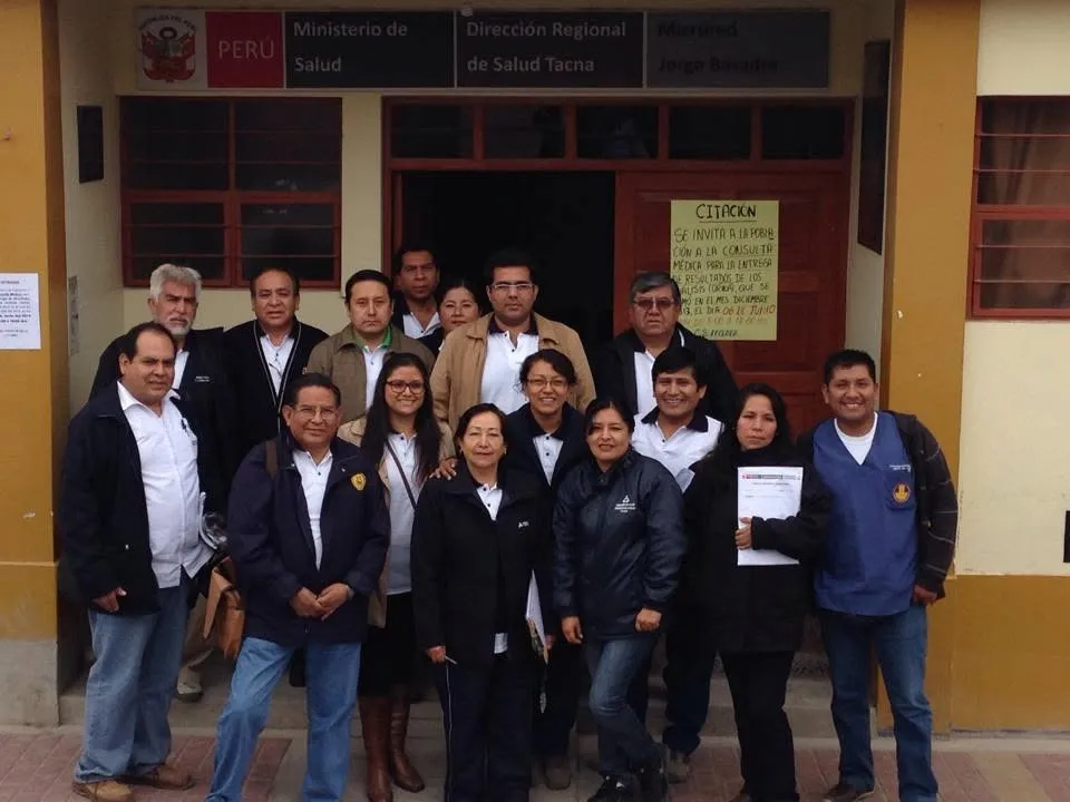 Campaña de salud con la Dirección Regional de Salud de Tacna, en la Micro Red Jorge Basadre.