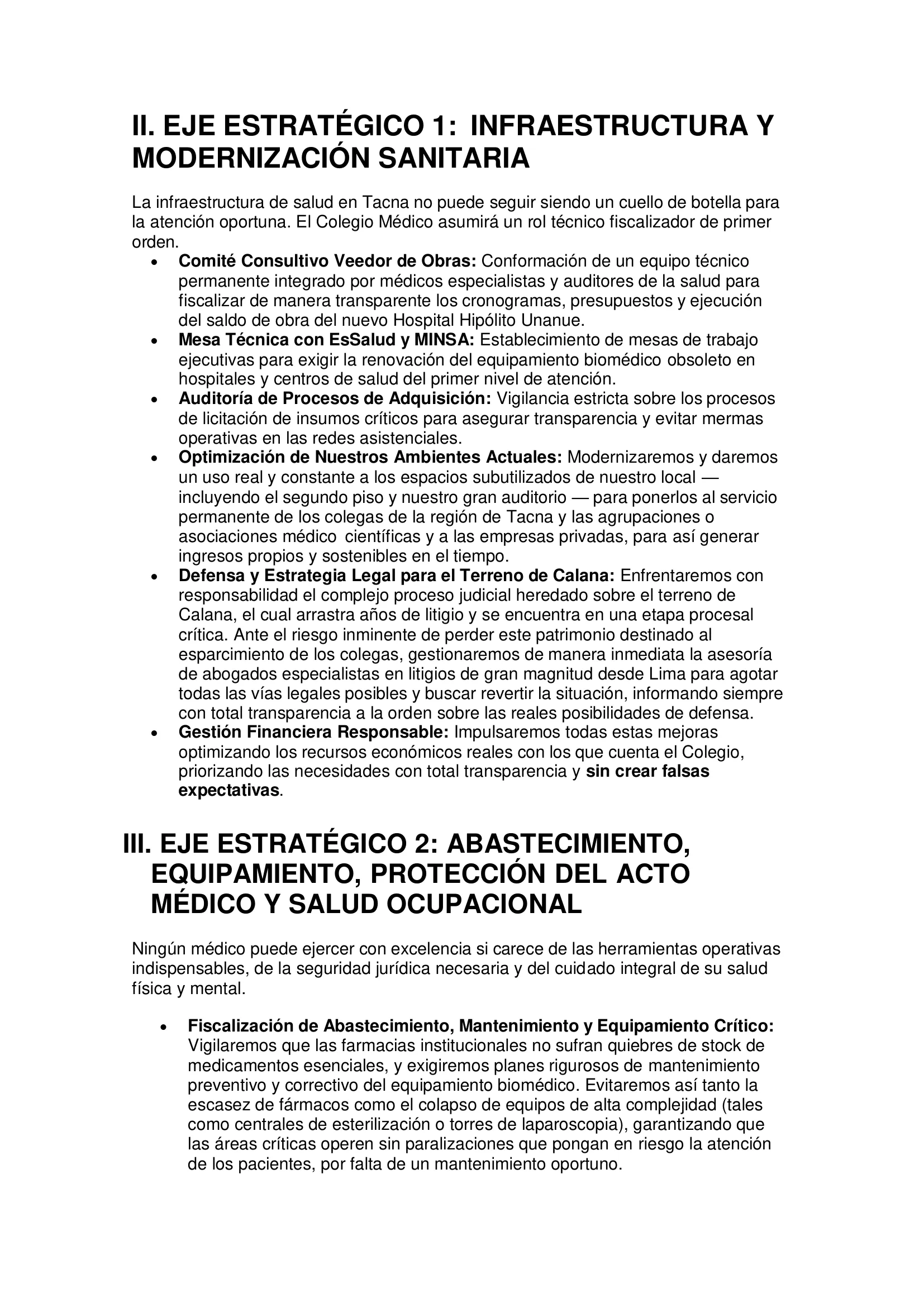 Página 2 de 4 del plan de gestión institucional